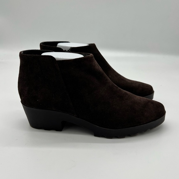Calvin Klein Brown Suede Booties - Picture 3 of 10